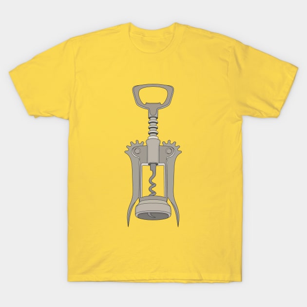 A Wing Corkscrew T-Shirt by DiegoCarvalho